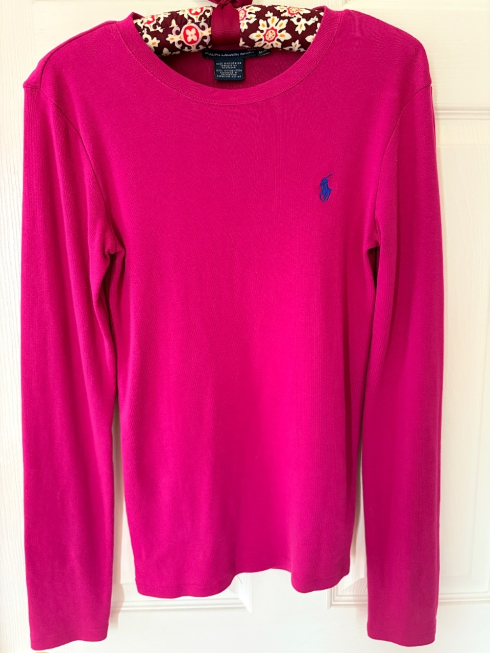 Ralph Lauren Long-sleeve crewneck t-shirt. - Picture 2 of 3